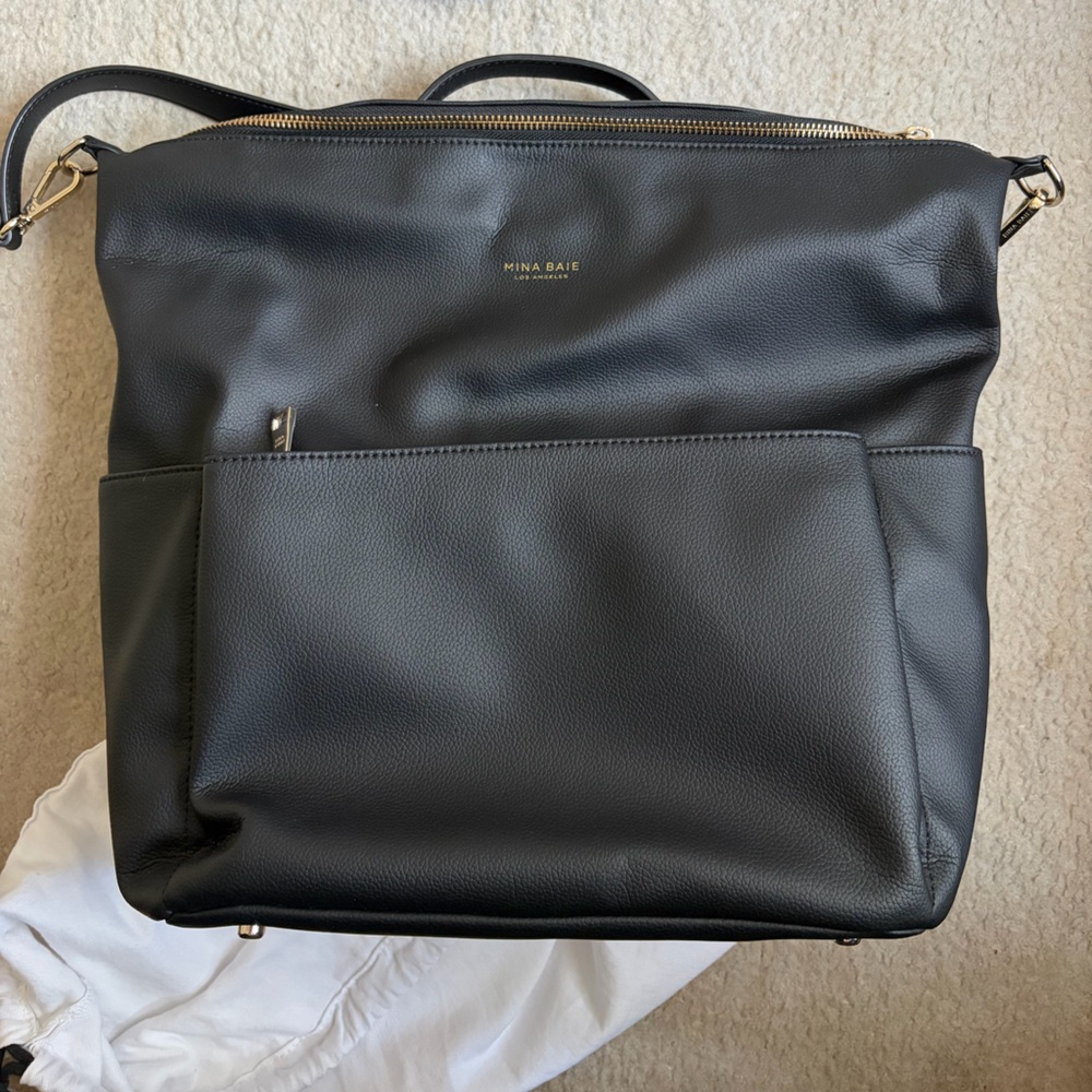 Mina Baie Black Full Backpack